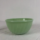 Fire King Jadeite Swirl mixing bowl 8" dia Made in USA