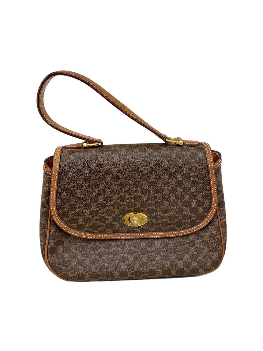 CELINE BRW All-Over Pattern Leather Handbag