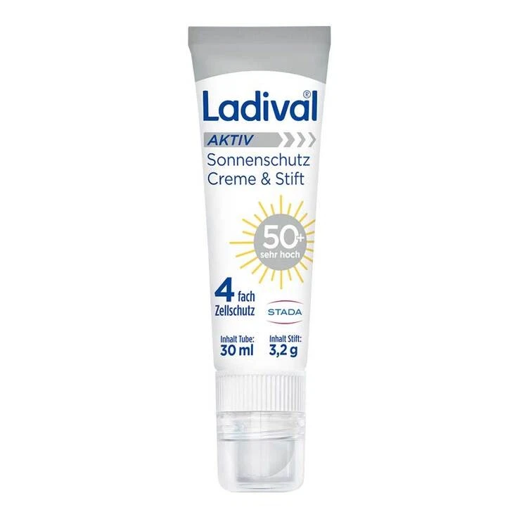 Ladival Aktiv Sonnenschutz Creme & Stift LSF 50 + · 30 ml · PZN 19358603