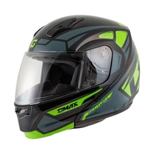 GMAX MD-04 Sector Modular Helmet Black/Green/White XL M1043777