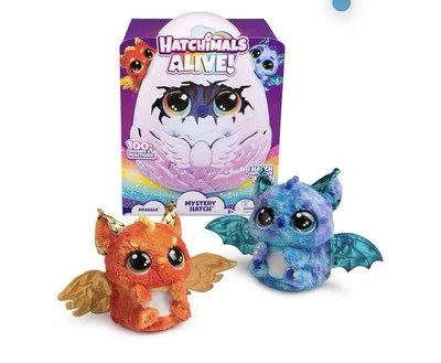 Hatchimals Alive Mystery Ei Draggle - magisches selbstschlüpfendes Ei ca. 25 cm