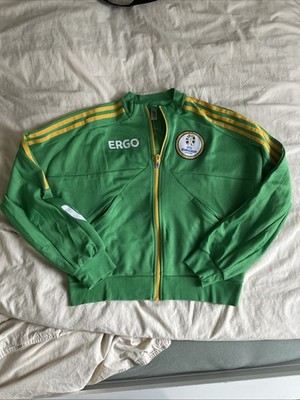 Adidas Trainingsjacke - S - Euro 2024 - grün gelb - UEFA Volunteer Jacket - Euro