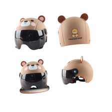 Kinder Motorradhelm Klapphelm Rollerhelm Jethelm Halbschale Sturzhelm Schutzhelm