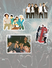 One Direction 1D 4pc Sticker Pack