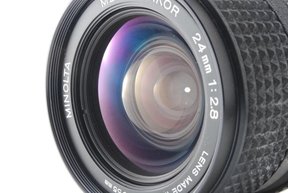 [CASI COMO NUEVO] Lente gran angular MF Minolta MD W.ROKKOR 24 mm f/2,8 de JAPÓN Foto 3 de 4