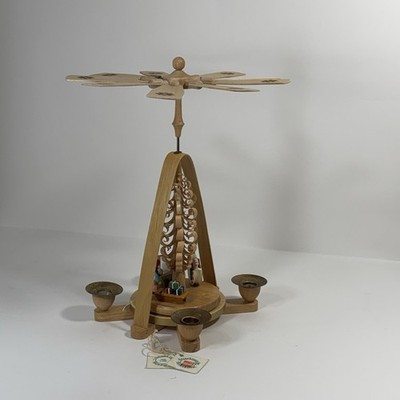 German Christmas Tealight Tree Pyramid Windmill