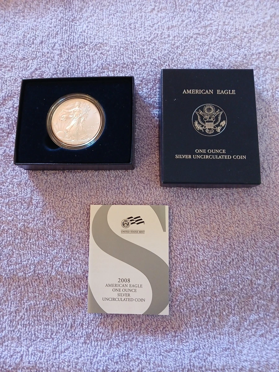 25+ American Eagle Silver Bullion Coins 2008 for sale | Updated