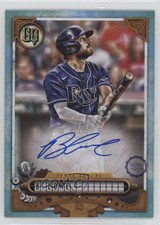 2022 Topps Gypsy Queen Blue 27/99 Brandon Lowe #GQA-BL Auto ni4