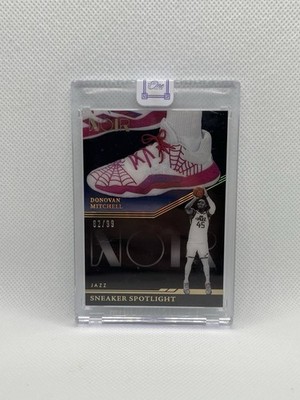 2021-22 Panini Noir one and one Donovan Mitchell Sneaker Spotlight /99