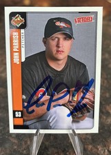 John Parrish autographed Signed Card Orioles 2001 Upper Deck Victory #123