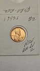 wheat penny 1949S NICE RED  BU LINCOLN CENT 1949-S LOT #2 NICE RED UNC LUSTER
