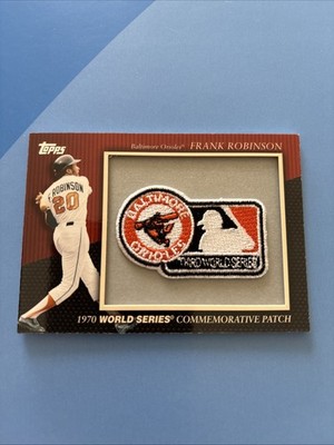 Frank Robinson orioles 2010 Topps Commemorative Patch 1970 World Series #MCP-23