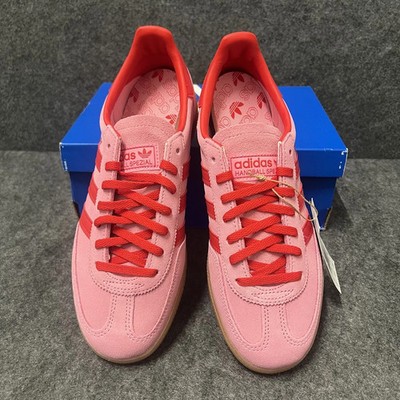 adidas gazelle silver green womens Adidas Kids (Grade School) Handball Spezial Maroon/Bliss Pink/Gum – Tip Top  Shoes of New York main image 0
