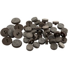 softtouch 1 1/2" Round Nail On Heavy Duty Felt Furniture Pads for Wood