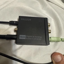 PROZOR 192KHz Digital to Analog Audio Converter DAC Digital SPDIF Optical