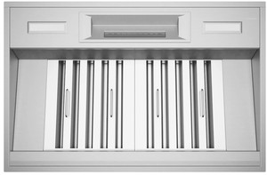Thermador 36" Professional Insert Integrated Rangehood and Thermador Blower