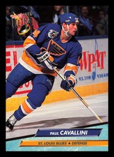 Paul Cavallini #185 1992-93 Ultra St. Louis Blues Hockey
