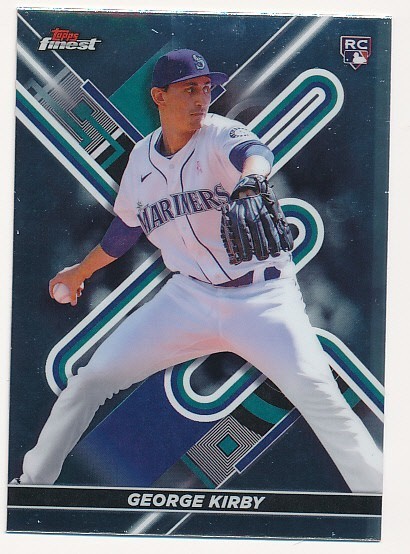 GEORGE KIRBY 2022 TOPPS FINEST #12 RC ROOKIE MARINERS BASEBALL MINT C