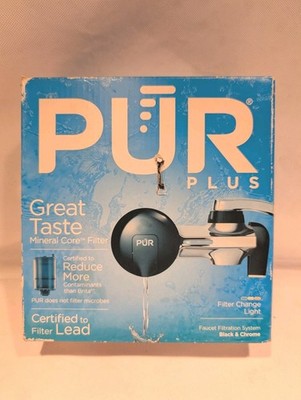 PUR Filtration PLUS Faucet Mount Water Purifier Filter System PFM400H Chrome