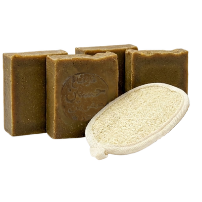 #ad Alepo Soap Handmade Natural Ancient Olive amp; Laurel Oil Body Loofah 4 Bars Vegan $9.99