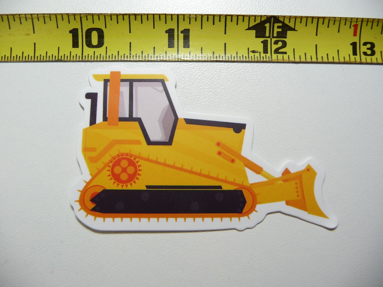 Heavy Equipment Bulldozer Decal Sticker for Construction