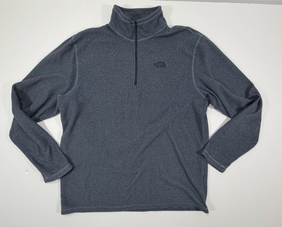 The North Face L Men s 1/2 Zip Pullover Fleece Sweatshirt Polartec Thermal Pro A