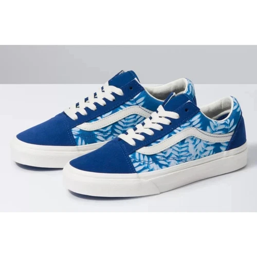 Scarpa da skate Vans donna Oldol Skoole solarele flor veromarshmallow blu ma tag