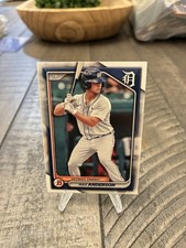 2024 Bowman Base Max Anderson #BP-128 Detroit Tigers Prospect Baseball Card. B7