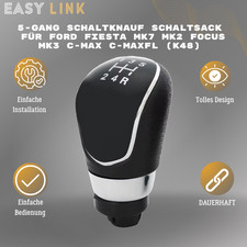 Schaltknauf Knauf Für Ford Fiesta MK7 MK2 Focus MK3 C-MAX C-MAXFL 5-Gang NEUF!