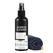 Screen Cleaner Spray Kit-Glass Cleaner Spray and Microfiber Cleaning Cloth