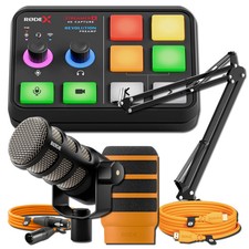 Rode Streamer X w/ PodMic, Boom Arm, Pop Filter, HDMI  XLR Cable