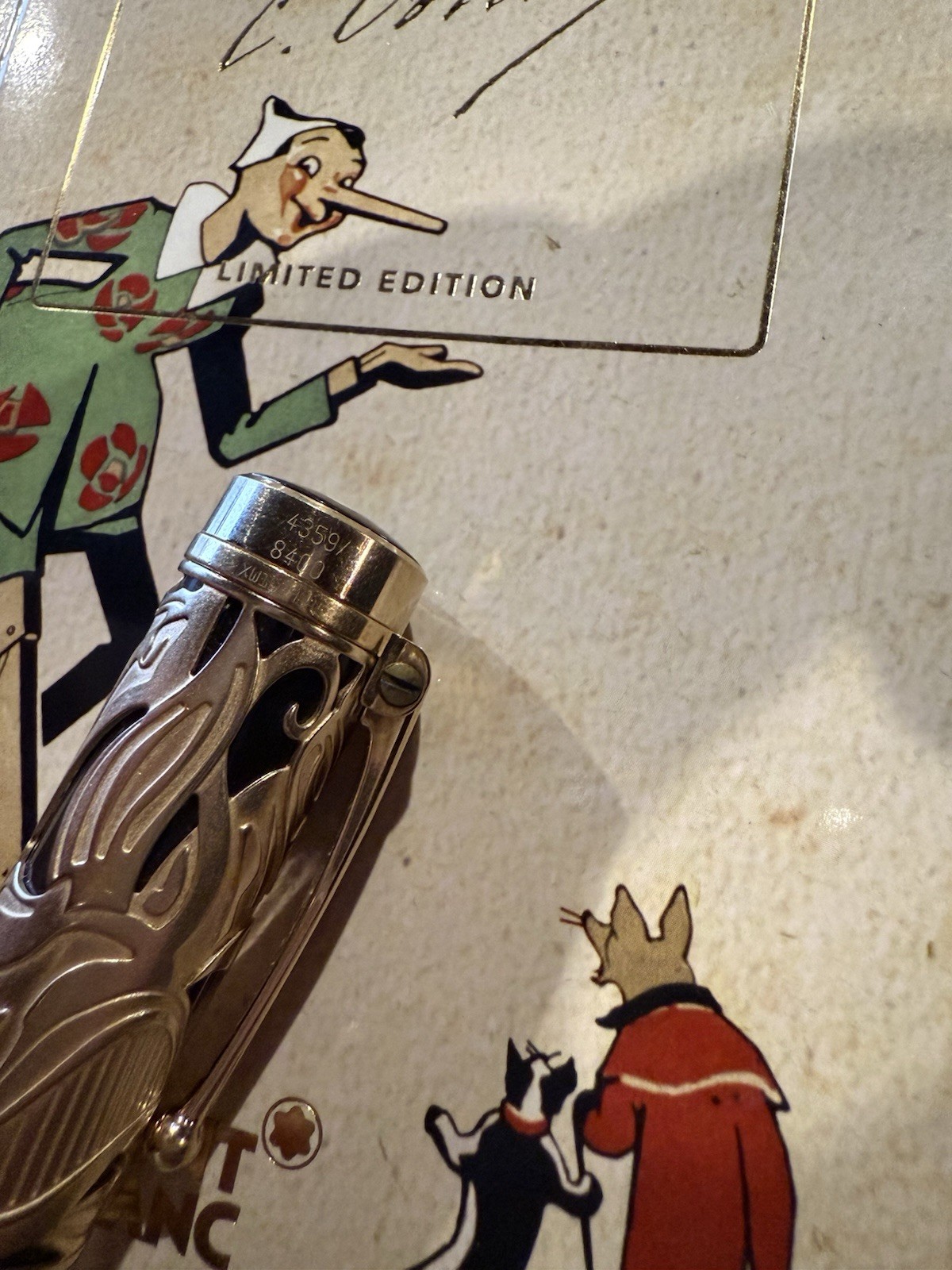 Montblanc Carlo Collodi Limited Edition writing instrument set 