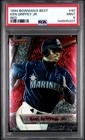 1994 BOWMAN’S BEST KEN GRIFFEY JR RED SP CHROME CARD #40 *GRADED PSA MINT 9!