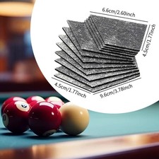 12Pcs Billiard Pool Table Cushion Facings for Billiard Ball Landing Non Slip Pad