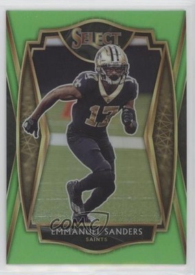 2020 Panini Select Premier Level Neon Green Prizm 12/49 Emmanuel Sanders 1m8i