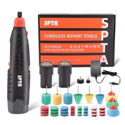 Cordless Rotary Tool,  Powerful Mini Spta Cordless Mini Car Polisher Sets