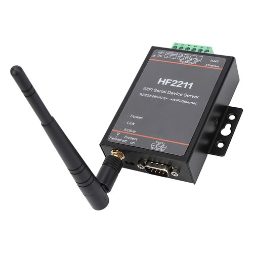 HF2211 Serial Server RS232/485/422 To WiFi & Ethernet DTU Network - Picture 4 of 12