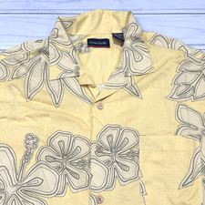 OP Ocean Pacific Shirt Mens XXL Hawaiian Tropical Floral Button VTG 80s 90s