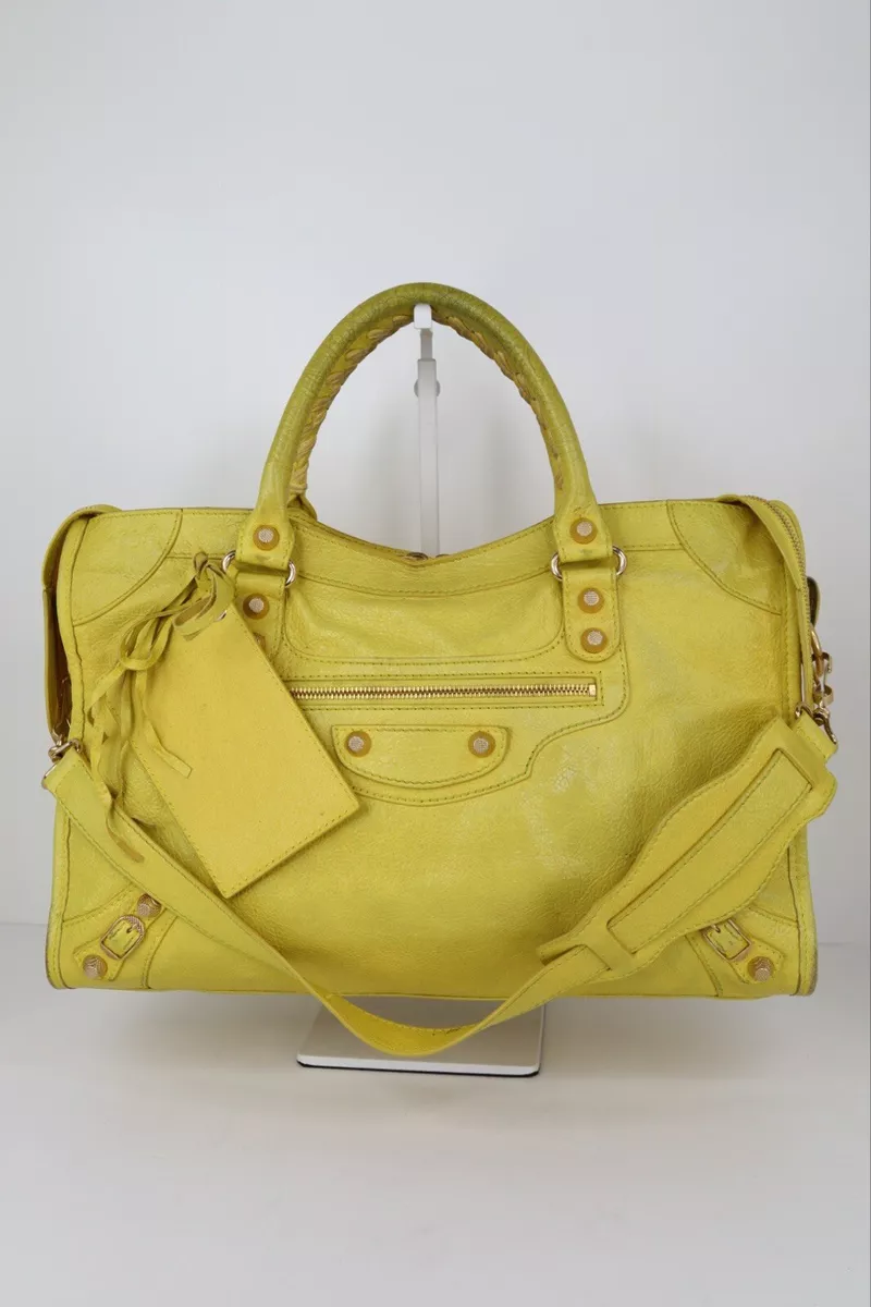 Balenciaga city yellow online