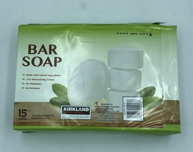 Kirkland Signature Bar Bath Soap with Shea Butter Natural Ingredients