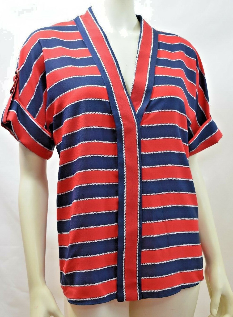 MICHAEL KORS V NECK TOP MD NEW WITH TAG
