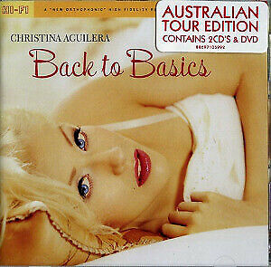 CHRISTINA AGUILERA RARE Australian LIMITED TOUR EDITION 2 CD +DVD Back to Basics - Picture 1 of 2