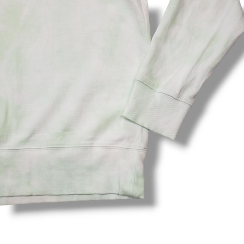 Felpa donna Athleta Sundown tie dye 1x pullover verde girocollo - Foto 2 di 10