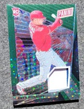 2018 PANINI THE NATIONAL VIP GOLD#56 RHYS HOSKINS RC ROOKIE  01/25 GREEN 2 COLOR