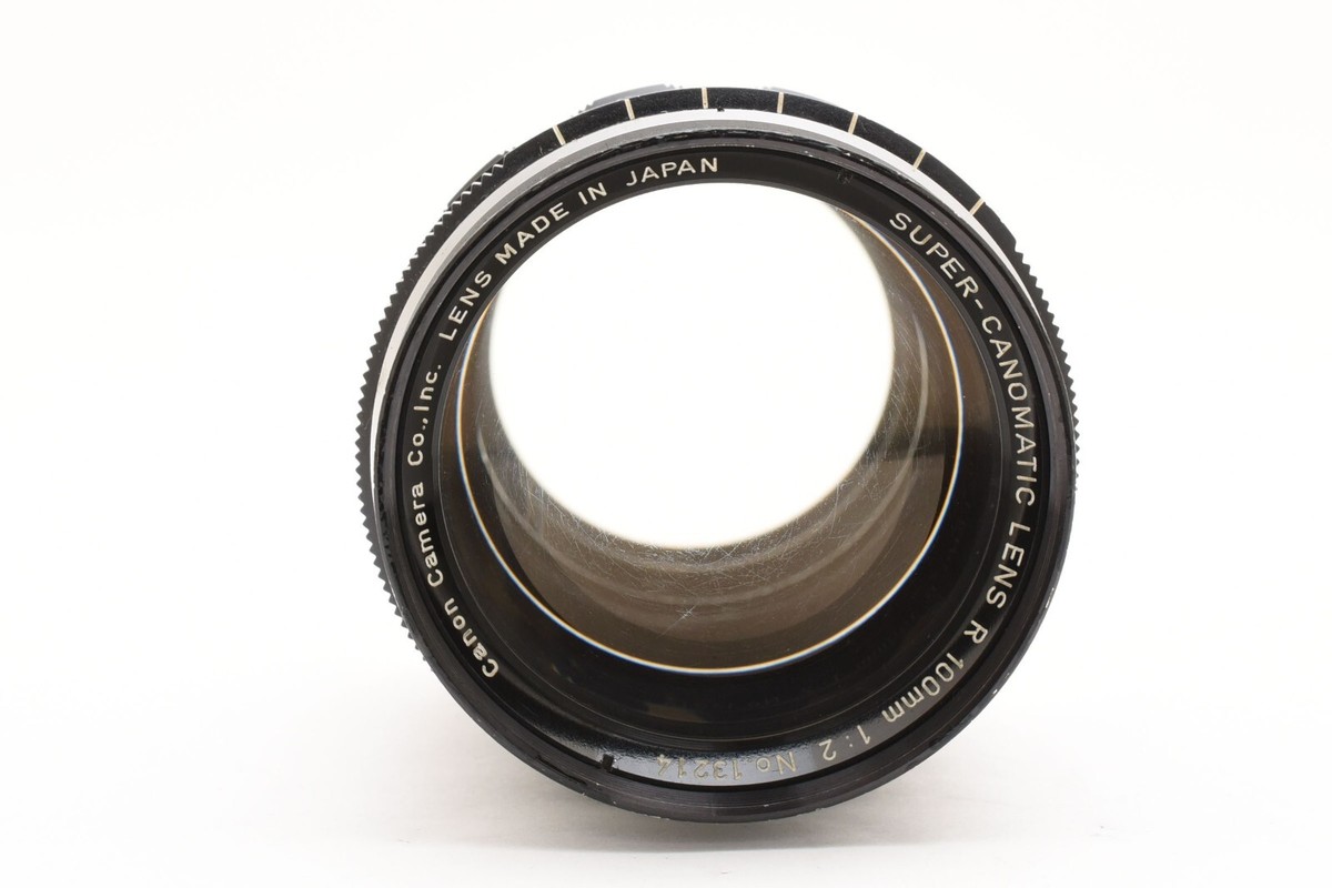 EXC+++++] Canon Super Canomatic R 100mm f2 MF Lens From Japan 958