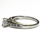 GIA D I1 14k white gold .86ct round diamond engagement ring 3.6g estate vintage  — photo 4