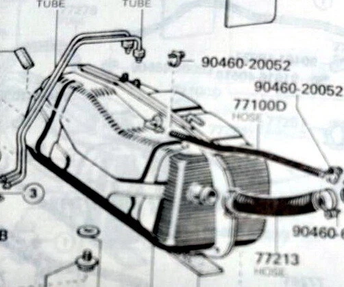 CELICA RA21 TA22 RA20  73 - 75 FUEL GAUGE SENDING UNIT - Image 3 of 3