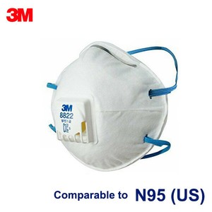 3m 8822 Particulate Respirator Level Ffp2 N95 Equivalent Face Mask 10 Pcs Ebay