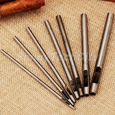 DIY 1-5mm Leather Sewing Craft Art Puncher Paper Printing Round Hole Punch Tool