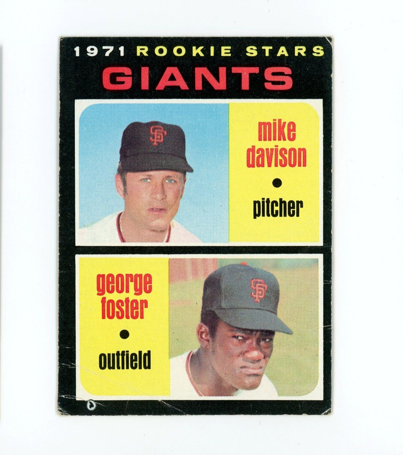 George Foster 1971 Topps RC - San Francisco Giants #276 VG
